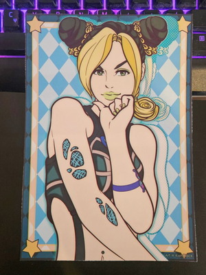 Jolyne Cujoh poster from JoJo's Bizarre Adventure custom made on order