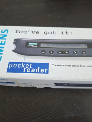Siemens Pocket Reader used, complete in box, vintage OCR device