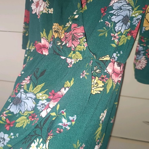 Bershka floral short dress like new, size L