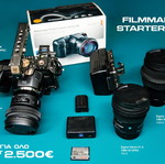 Blackmagic Pocket Cinema Camera 6K Cinema Kit σαν καινούργιο με φακούς Sigma Art και V-Mount