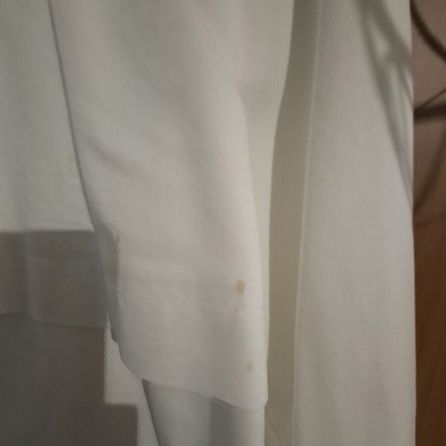 Zara white jacket type caban used, size M