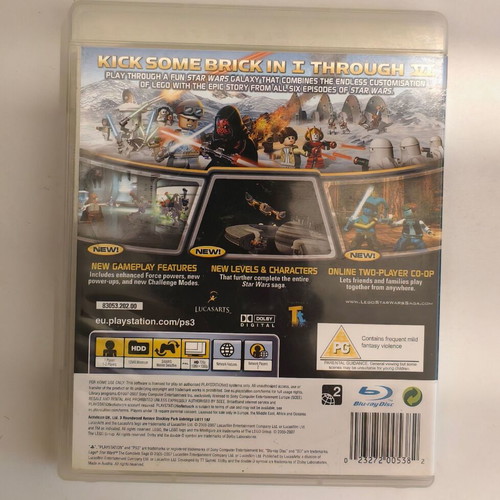 Lego Star Wars The Complete Saga PlayStation 3 game like new