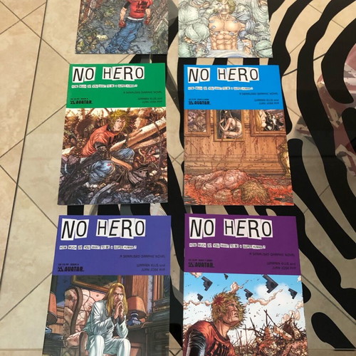 No Hero set of 6 comics 1,3-7 new, Warren Ellis, Juan Jose Ryp