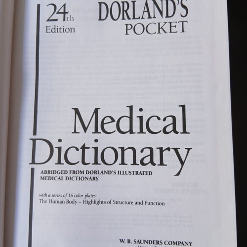 Medical Dictionary like new, Greek-English