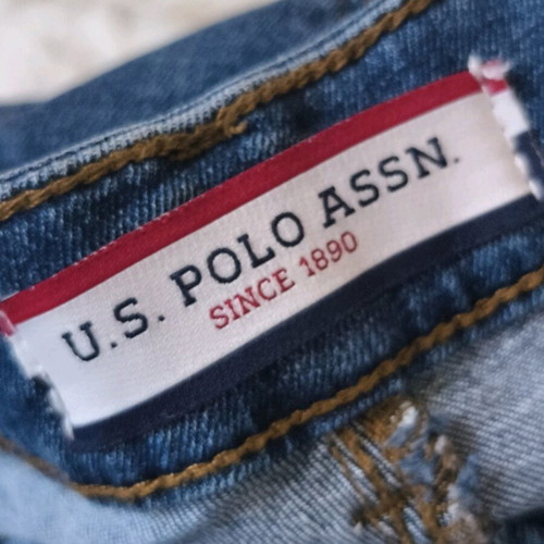 U.S. Polo Assn. women's denim jeans size 28 skinny fit stone wash like new