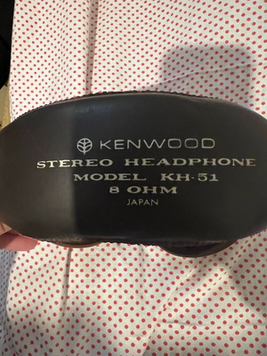 Kenwood OH-51 Headphone DJ leather wired like new