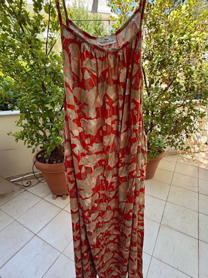 Nidodileda maxi dress like new, 100% viscose with side ties