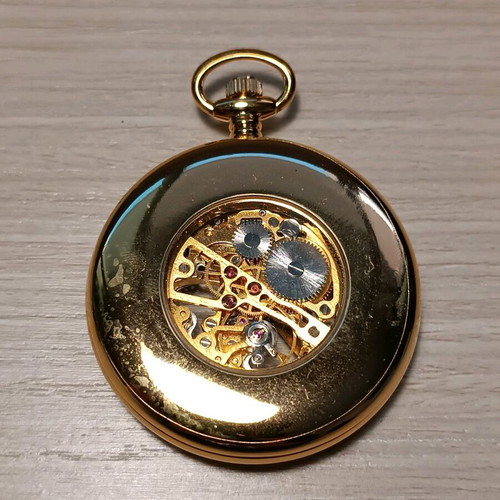 Inora pocket watch manual wind like new with chain