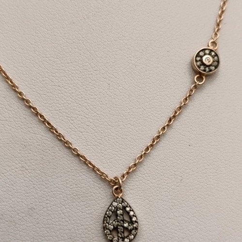 Jools silver necklace gold plated 39.5 cm like new