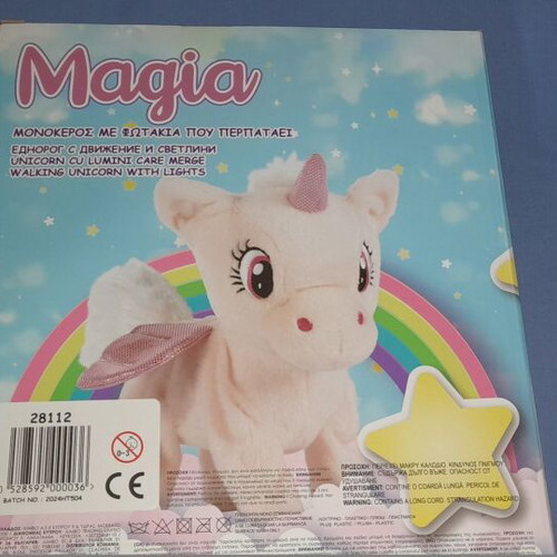 Magia Unicorn with Lights new, pink with 80 cm strap