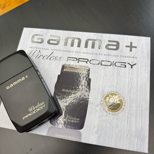 Gamma Piu Wireless Prodigy rechargeable shaver black like new