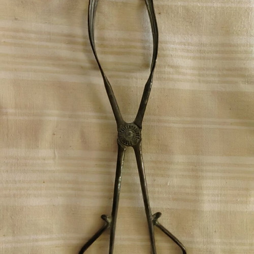 Λαβίδες σερβιρίσματος vintage μεταχειρισμένες, μήκος 26 εκ.