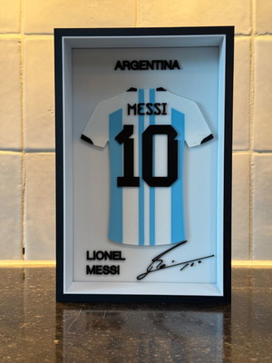 Football Frame Messi 3D print like new