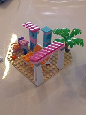Mega Bloks Barbie blocks used