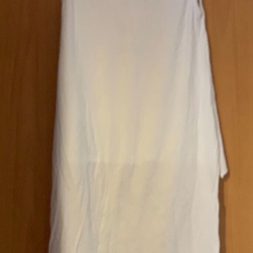 Blouse used, size S, white with print