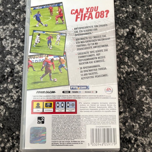 PSP game FIFA 08 like new