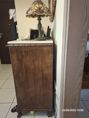 Restored 1950s buffet with marble top