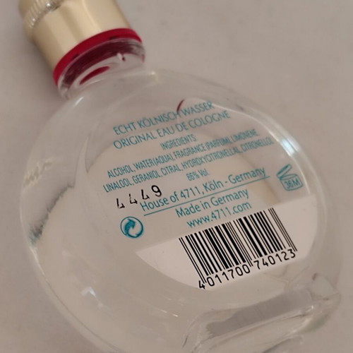 Vintage 4711 Original Eau de Cologne 25ml, like new, watch bottle