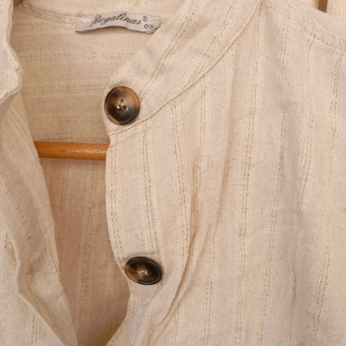 Regalinas dress shirt used, airy for island wear with signs of wear