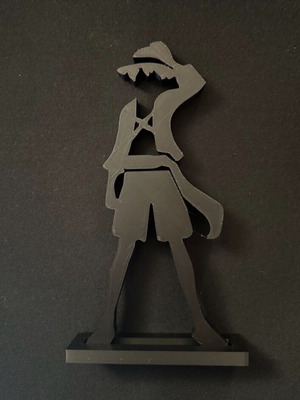 Monkey D' Luffy decorative stand made to order, 20 cm