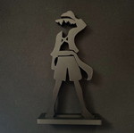 Monkey D' Luffy decorative stand made to order, 20 cm