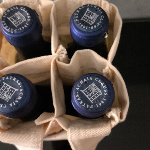 Mavrodafni Achaia Clauss 4 Bottles 187ml in Canvas Bag