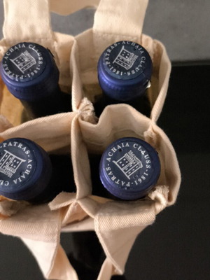 Mavrodafni Achaia Clauss 4 Bottles 187ml in Canvas Bag
