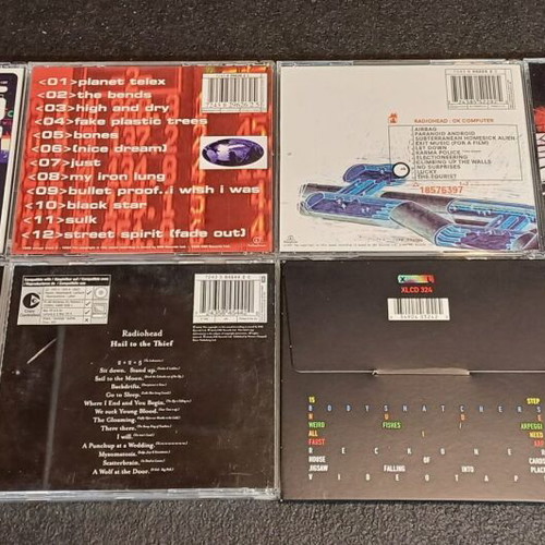 Radiohead discography 1993-2011 8xCD used, rock