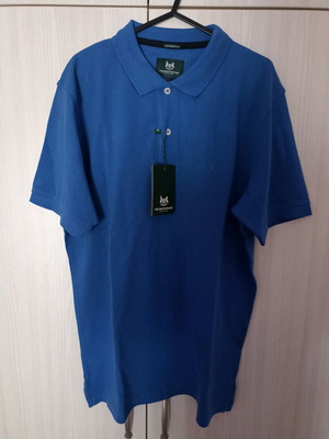 The Bostonians men's polo shirt new, size M, blue