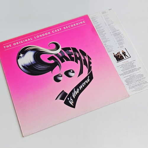 Grease The Original London Cast Recording vinyl LP mint condition
