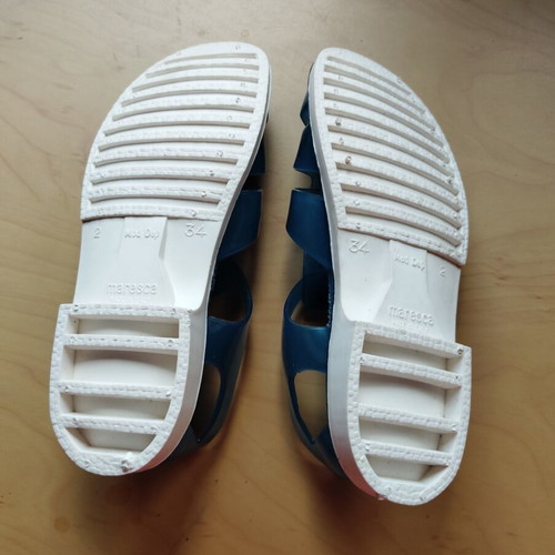 Sandals size 34 like new, blue