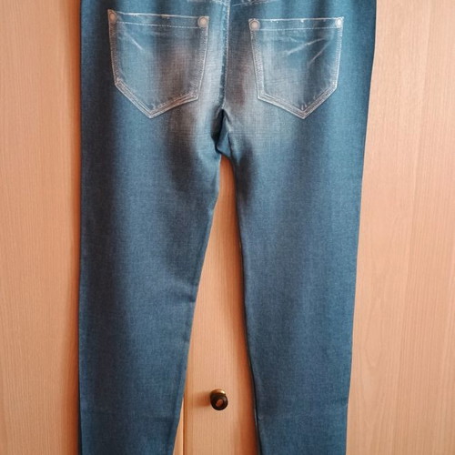 Jean leggings new, blue, size S/M