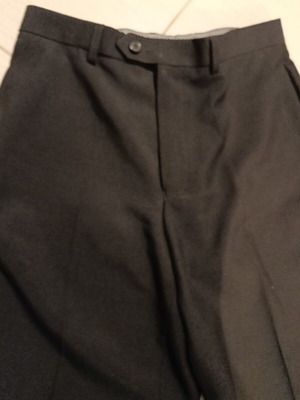 Ανδρικό υφασμάτινο παντελόνι Marks & Spencer Tailoring σαν καινούργιο, μαύρο, ανθεκτικό στις τσακίσεις