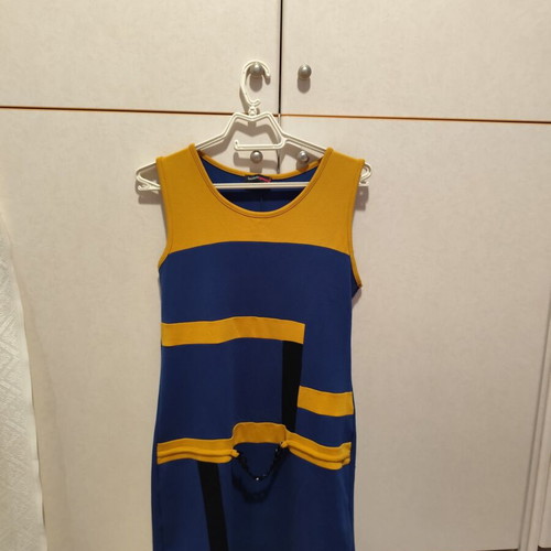 Batida dress multicolored like new made of viscose