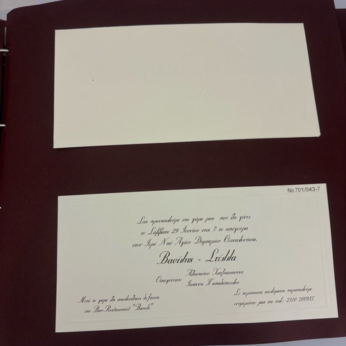 Wedding Invitation Sample Book like new