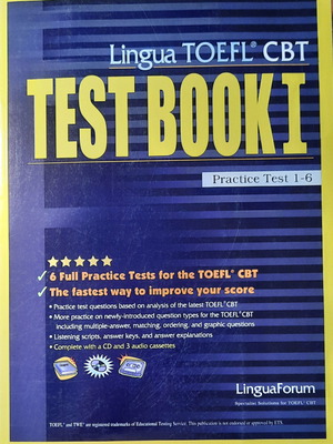 TOEFL book new with CD and cassettes