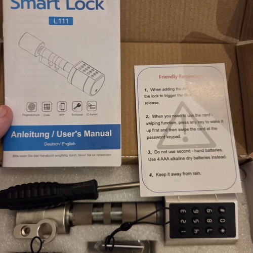 Anweller Smart Door Lock Cylinder new, keyless access
