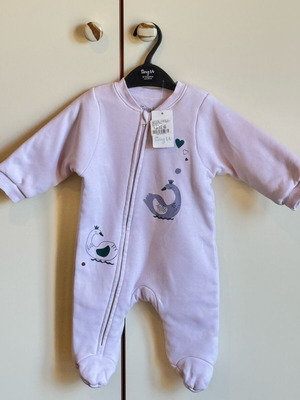 Tiny U Mothercare Sleeping Bag 9-12 Months 100% Cotton Like New