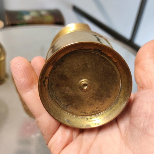Brass decorative items used, pack of 4 pieces