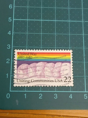 United States 1987 United Way Stamp like new