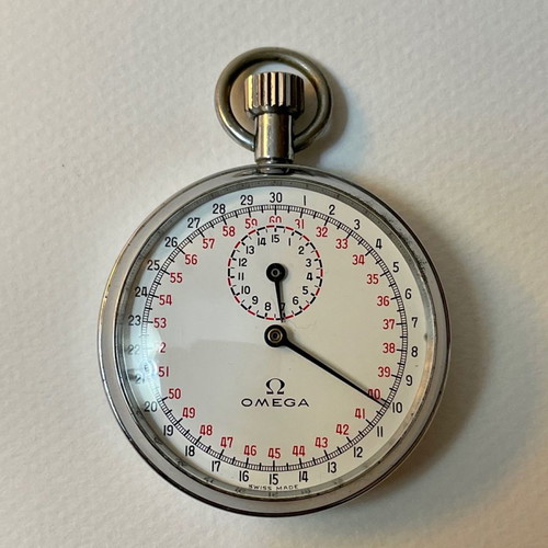 Omega Vintage Chronograph used, white