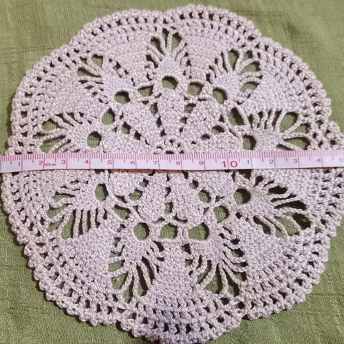 Crochet square coasters like new, set of 5 pieces
