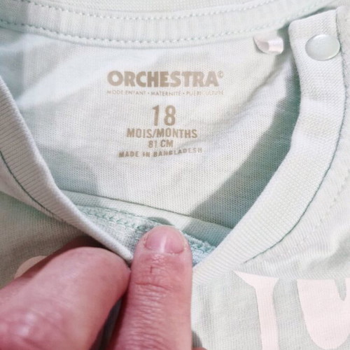 Orchestra clothing set for 1.5 years like new, turquoise