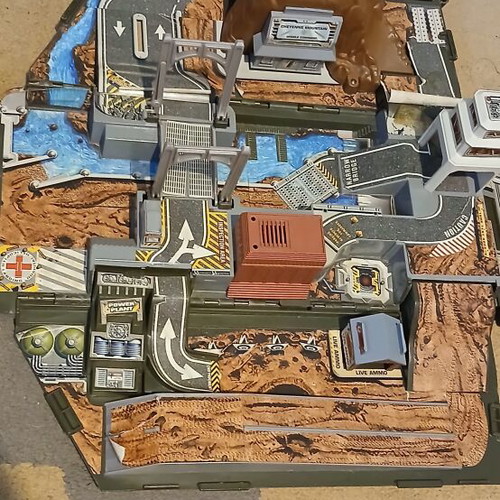 Micro Machines Military Combat Carrier Van playset used