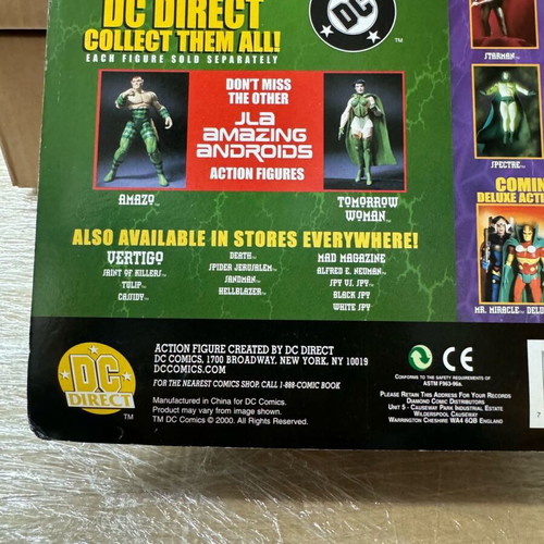 DC Direct JLA Hourman action figure new, sealed, vintage 2000