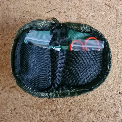 Small sewing kit new with needles, threads, buttons and scissors