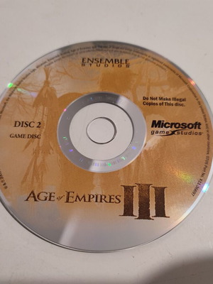 Age of Empires 3 CD like new for PC