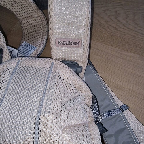 BabyBjörn One Air 3D Mesh baby carrier used, light pink