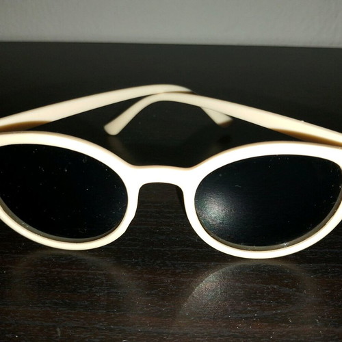 White plastic sunglasses like new