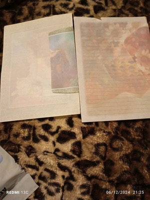 Used correspondence, 2 sets with folder and sheets